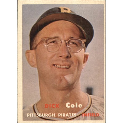 1957 Topps #234 Dick Cole