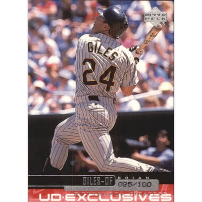 2000 Upper Deck Exclusives Silver #204 Brian Giles