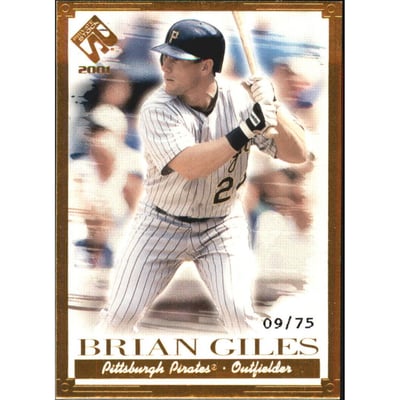 2001 Private Stock Gold Portraits #93 Brian Giles
