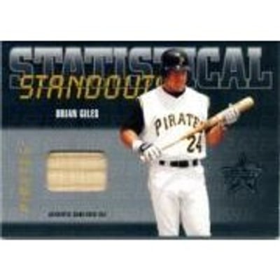2002 Leaf Rookies and Stars Statistical Standouts Materials #SS4 Brian Giles Bat