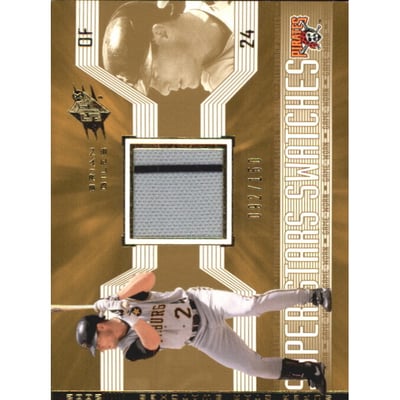 2002 SPx SuperStars Swatches Gold #183 Brian Giles