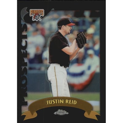 2002 Topps Chrome Traded Black Refractors #T113 Justin Reid