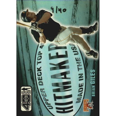 2002 Upper Deck 40-Man Electric Rainbow #1073 Brian Giles HM