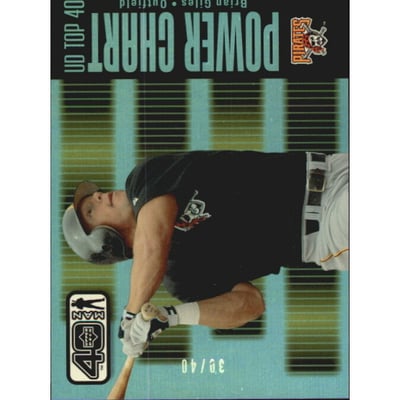 2002 Upper Deck 40-Man Electric Rainbow #1119 Brian Giles PC