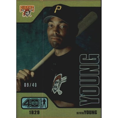 2002 Upper Deck 40-Man Electric Rainbow #928 Kevin Young