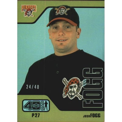 2002 Upper Deck 40-Man Electric Rainbow #933 Josh Fogg