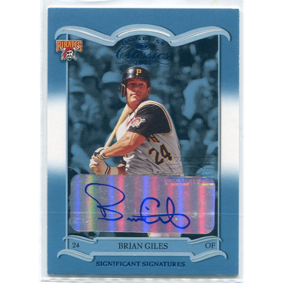 2003 Donruss Classics Significant Signatures #82 Brian Giles/25