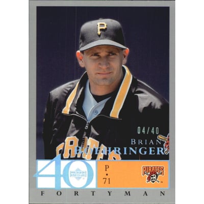 2003 Upper Deck 40-Man Rainbow #700 Brian Boehringer