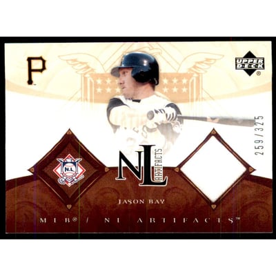 2005 Artifacts AL/NL Artifacts #JB Jason Bay Jsy/325