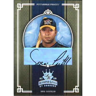 2005 Diamond Kings Signature Silver #181 Jose Castillo/100