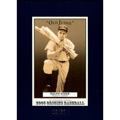 2005 Origins Old Judge Blue #110 Ralph Kiner RET