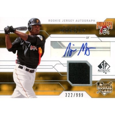 2008 SP Authentic #128 Harvey Garcia Jsy AU/799 (RC)