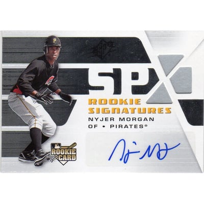 2008 SPx Silver #133 Nyjer Morgan AU