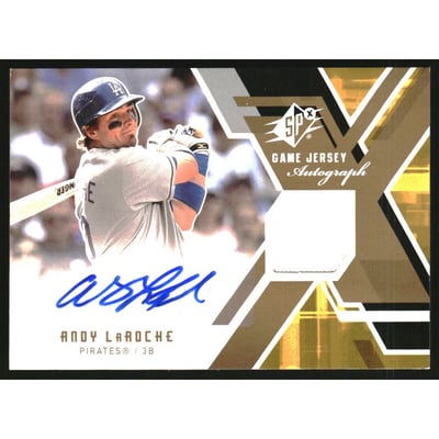 2009 SPx Game Jersey Autographs #GJALA Andy LaRoche