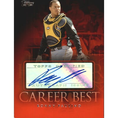 2009 Topps Career Best Autographs #RP Ronny Paulino B1
