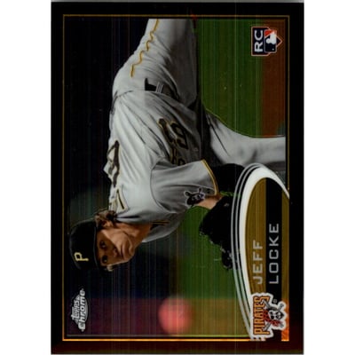 2012 Topps Chrome Black Refractors #176 Jeff Locke