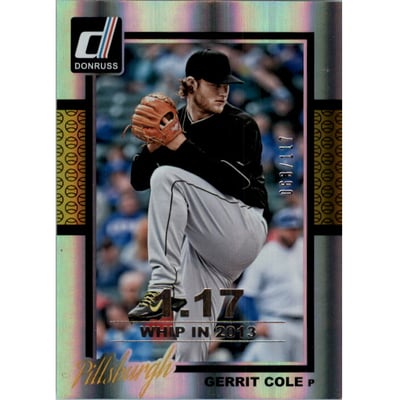 2014 Donruss Stat Line Season #326 Gerrit Cole/117