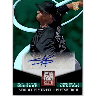 2014 Elite Turn of the Century Autographs #80 Stolmy Pimentel