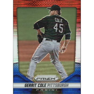 2014 Panini Prizm Prizms Red White and Blue Pulsar #148 Gerrit Cole