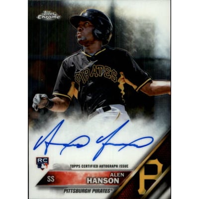 2016 Topps Chrome Rookie Autographs #RAAH Alen Hanson