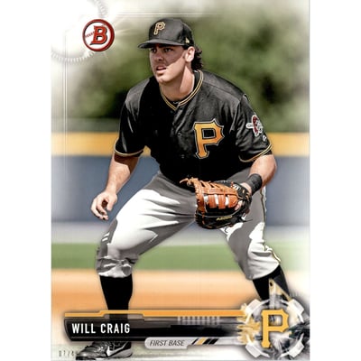 2017 Bowman Draft 5x7 #BD189 Will Craig