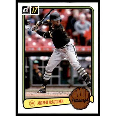 2017 Donruss '83 Retro Variations Aqueous Test Proof #RV26 Andrew McCutchen
