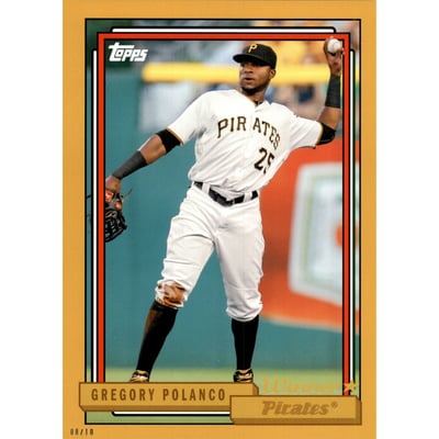 2017 Topps Archives 5x7 Gold #238 Gregory Polanco