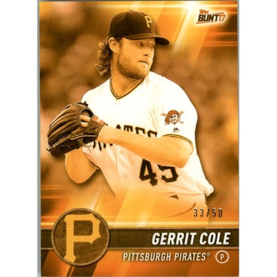 2017 Topps Bunt Orange #163 Gerrit Cole