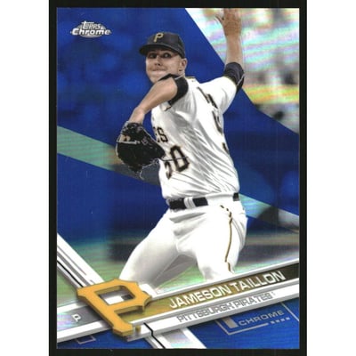 2017 Topps Chrome Blue Refractors #95 Jameson Taillon