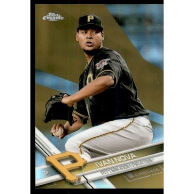 2017 Topps Chrome Gold Refractors #156 Ivan Nova