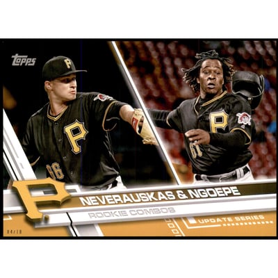 2017 Topps Update 5x7 Gold #US102 Dovydas Neverauskas/Gift Ngoepe