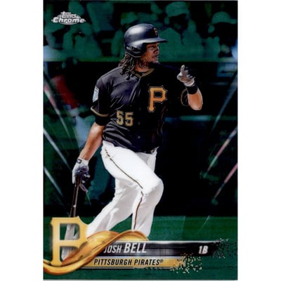 2018 Topps Chrome Green Refractors #78 Josh Bell