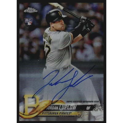2018 Topps Chrome Rookie Autographs Refractors #RAJL Jordan Luplow