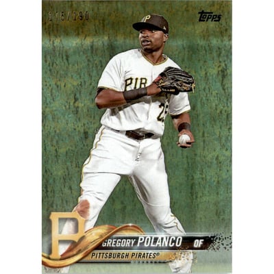 2018 Topps Factory Set Foilboard #201 Gregory Polanco