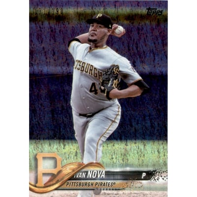 2018 Topps Factory Set Foilboard #222 Ivan Nova