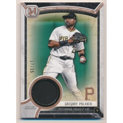 2018 Topps Museum Collection Meaningful Material Relics Copper #MMRGPO Gregory Polanco