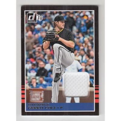 2019 Donruss '85 Retro Materials Gold #6 Gerrit Cole/99