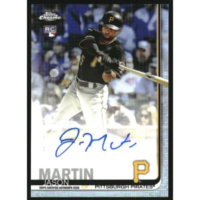 2019 Topps Chrome Update Autograph Refractors #CUAJMA Jason Martin