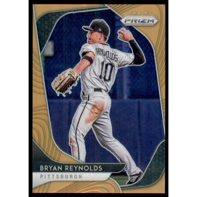 2020 Panini Prizm Prizms Neon Orange #154 Bryan Reynolds