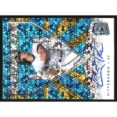 2020 Panini Spectra Signatures Neon Blue #17 Cole Tucker
