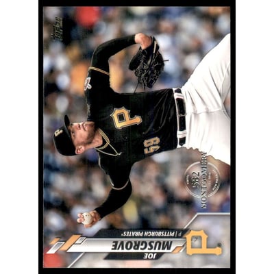 2020 Topps Factory Set 582 Montgomery Club #429 Joe Musgrove