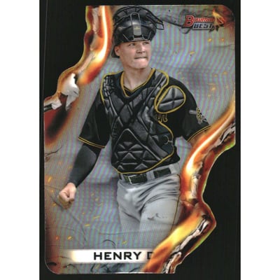2021 Bowman's Best Heatwave Die Cuts #HW3 Henry Davis