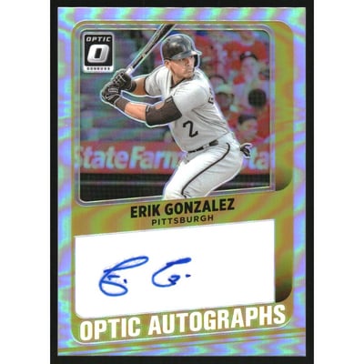2021 Donruss Optic Autographs Holo #36 Erik Gonzalez