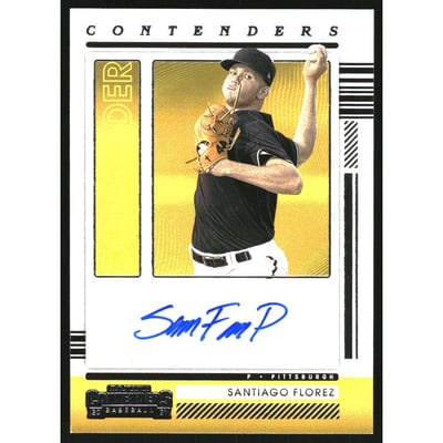 2021 Panini Contenders Contenders Autographs #30 Santiago Florez