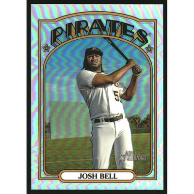 2021 Topps Heritage Chrome Refractors #309 Josh Bell
