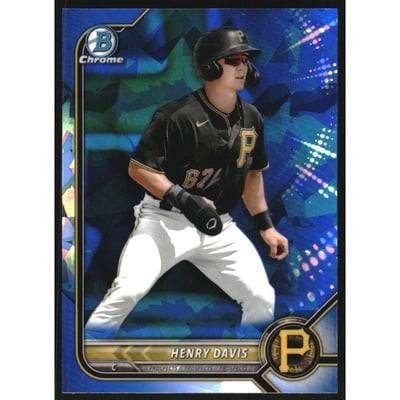 2022 Bowman Chrome Draft Sapphire #BDC7 Henry Davis