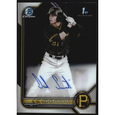 2022 Bowman Chrome Prospect Autographs #CPAJS Jack Suwinski