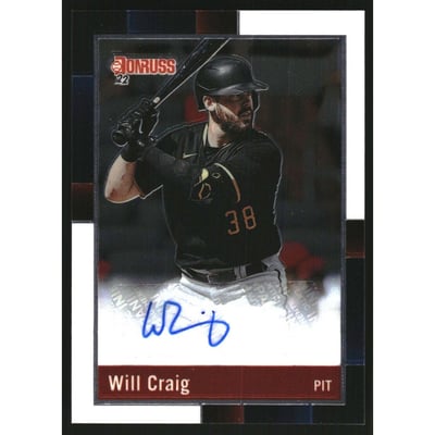 2022 Donruss Optic Retro '88 Signatures #37 Will Craig