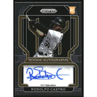 2022 Panini Prizm Rookie Autographs #45 Rodolfo Castro