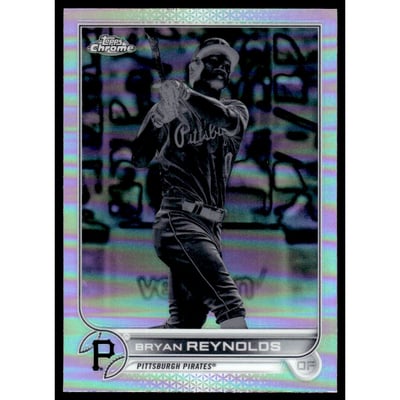 2022 Topps Chrome Negative Refractors #155 Bryan Reynolds